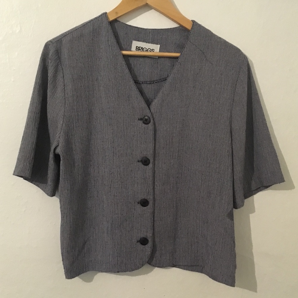 Vintage Briggs New York Size 10 Blouse